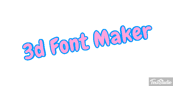 3d Font Maker Tekst effect