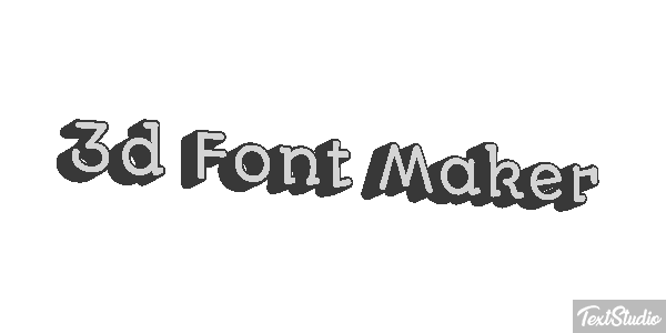 3d Font Maker Tekst effect