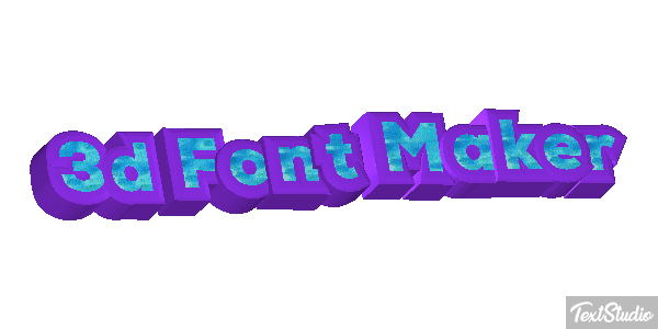 3d Font Maker Tekst effect