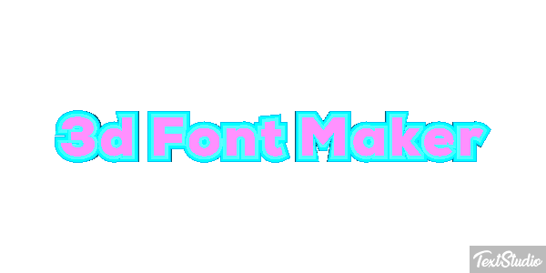 3d Font Maker Tekst effect