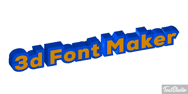 3d Font Maker Tekst effect