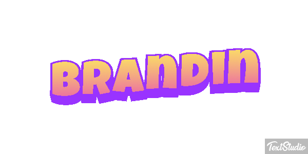 Brandin Text effect