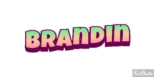 Brandin Text effect