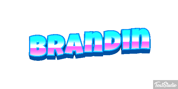 Brandin Text effect