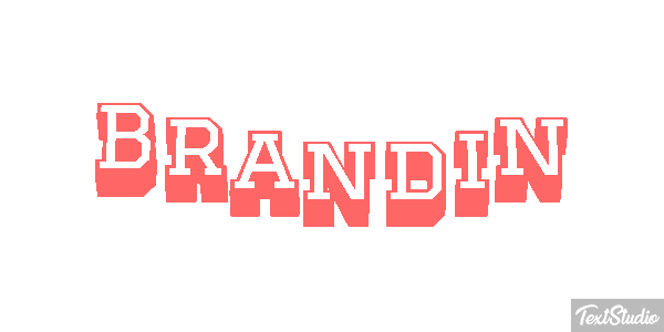 Brandin Text effect