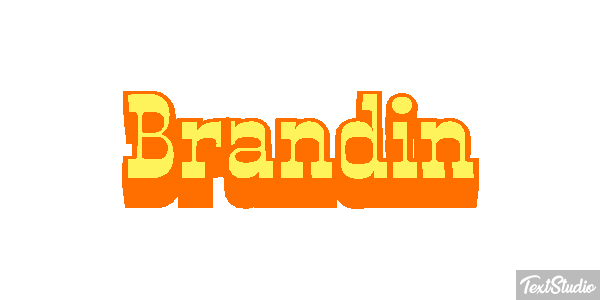 Brandin Text effect
