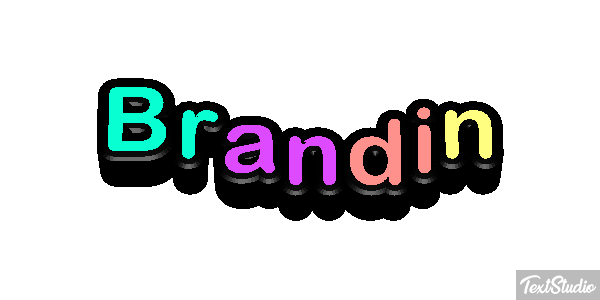 Brandin Text effect