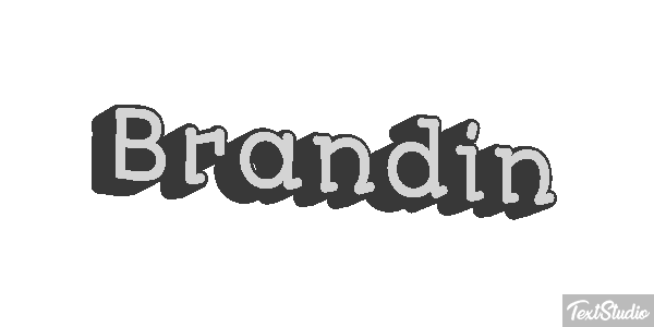 Brandin Text effect
