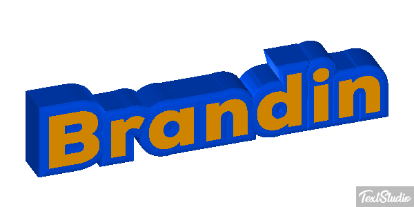 Brandin Text effect