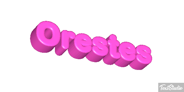 Orestes Texteffekt