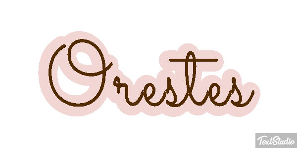 Orestes Texteffekt