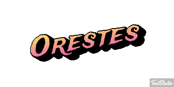 Orestes Texteffekt