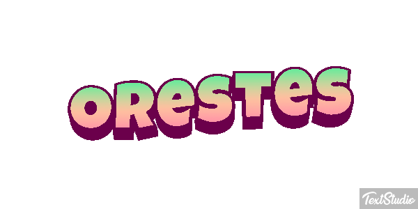 Orestes Texteffekt