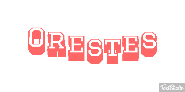 Orestes Texteffekt