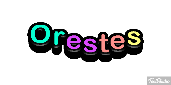 Orestes Texteffekt