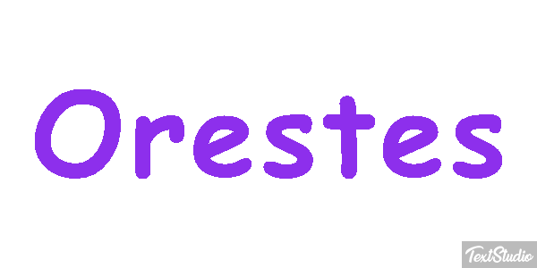 Orestes Texteffekt