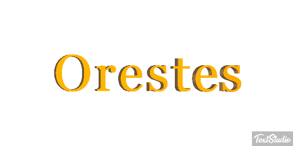 Orestes Texteffekt