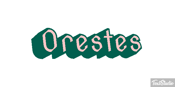 Orestes Texteffekt