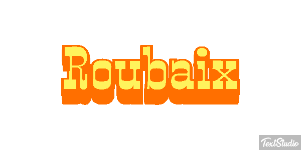 Roubaix Texteffekt