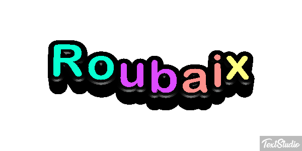 Roubaix Texteffekt