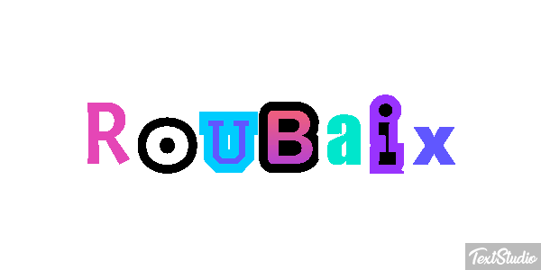 Roubaix Texteffekt