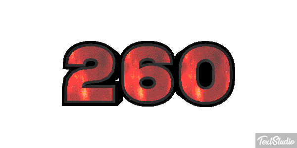 260 Tekst effect