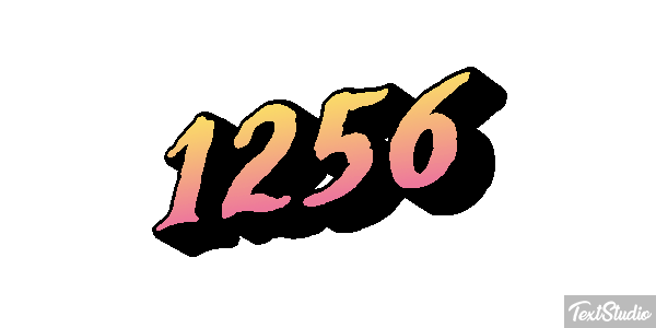1256 Efekt tekstowy