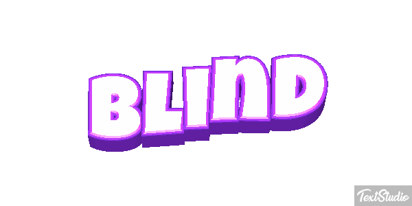 Blind Efeito do texto