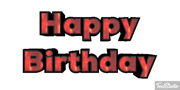 Happy Birthday Efekt tekstowy