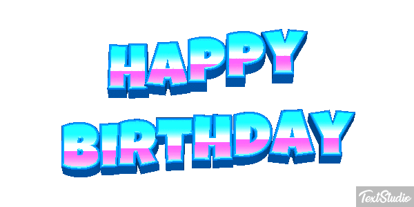 Happy Birthday Efekt tekstowy