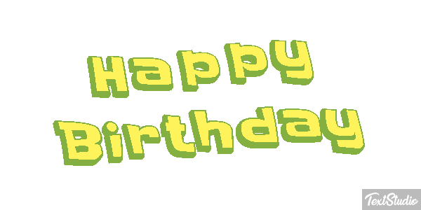 Happy Birthday Efekt tekstowy