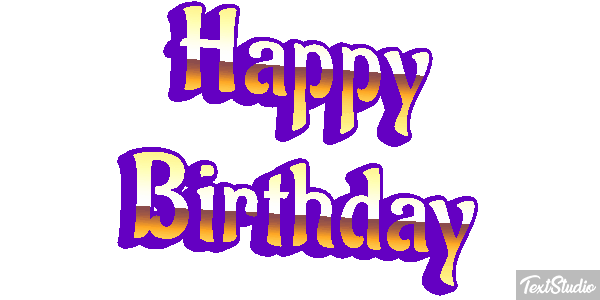 Happy Birthday Efekt tekstowy