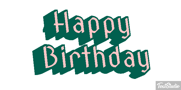 Happy Birthday Efekt tekstowy
