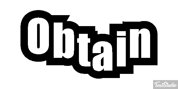 Obtain Text effect