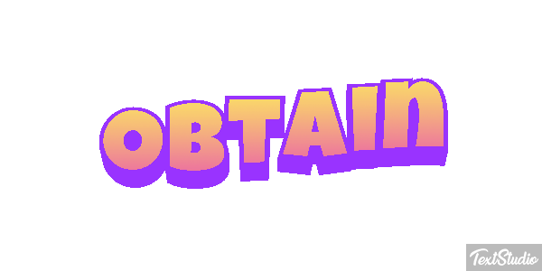 Obtain Text effect