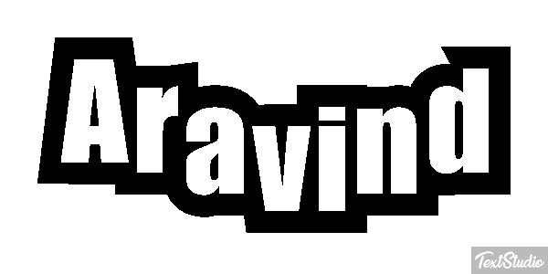 Aravind Text effect