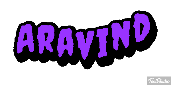 Aravind Text effect