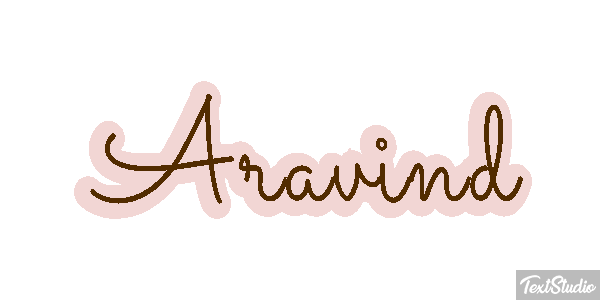 Aravind Text effect