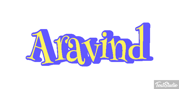 Aravind Text effect
