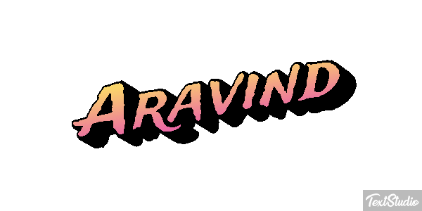 Aravind Text effect