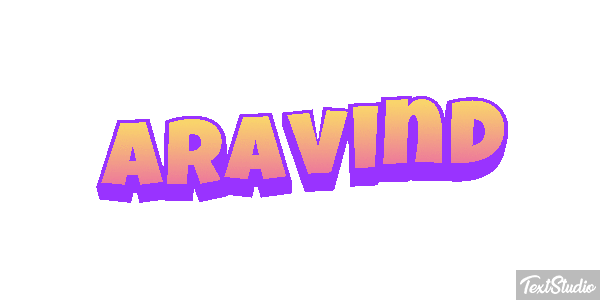 Aravind Text effect