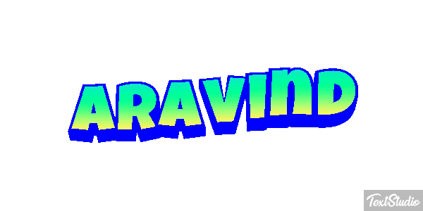Aravind Text effect