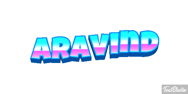 Aravind Text effect
