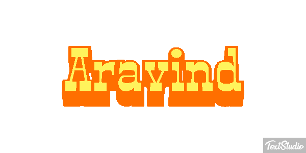 Aravind Text effect