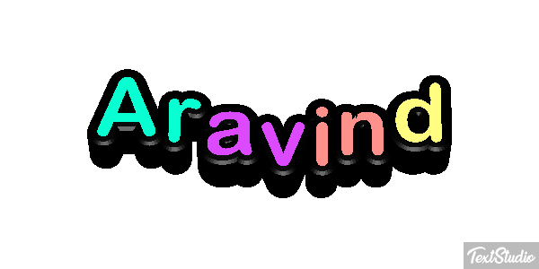 Aravind Text effect