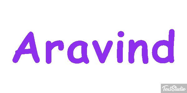 Aravind Text effect