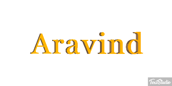 Aravind Text effect