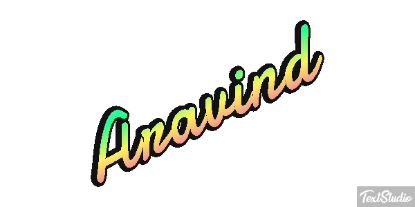 Aravind Text effect