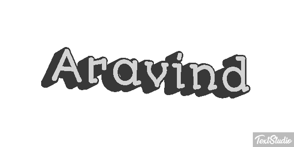 Aravind Text effect