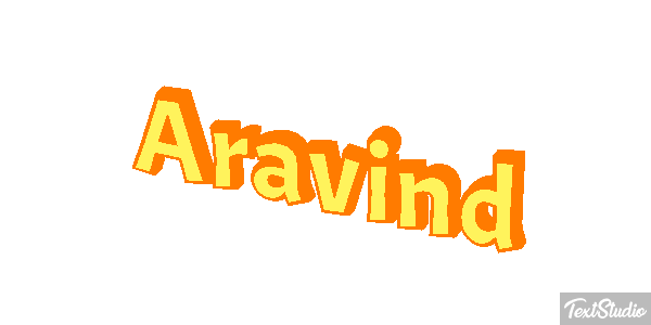 Aravind Text effect